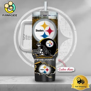 NFL Pittsburgh Steelers Mickey Mouse Custom 40oz Stanley Cup Tumbler