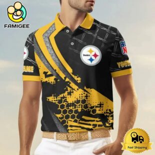 NFL Pittsburgh Steelers New Design 2025 Custom Name Polo Shirt