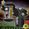 NFL Pittsburgh Steelers Stand For The Flag Kneel For The Cross Baseball Jersey