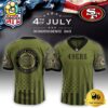 NFL San Francisco 49ers Happy US Independence Day Football Jersey