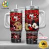 NFL San Francisco9ers Mickey Mouse Custom 40oz Stanley Cup Tumbler