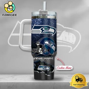 NFL Seattle Seahawks Mickey Mouse Custom 40oz Stanley Cup Tumbler