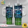 NFL Seattle Seahawks Stitch Glitter Custom 40oz Stanley Cup Tumbler