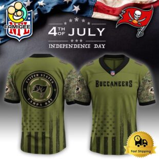 NFL Tampa Bay Buccaneers Happy US Independence Day Football Jersey