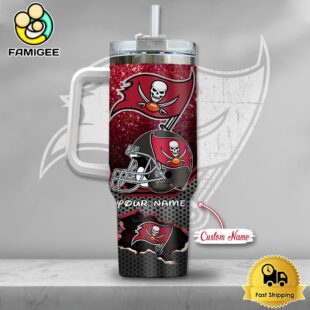 NFL Tampa Bay Buccaneers Mickey Mouse Custom 40oz Stanley Cup Tumbler