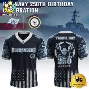NFL Tampa Bay Buccaneers The Navy 250Th Celebration Football Jersey