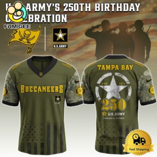 NFL Tampa Bay Buccaneers US Army 250th Anniversary Parade Football Jersey