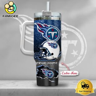 NFL Tennessee Titans Mickey Mouse Custom 40oz Stanley Cup Tumbler