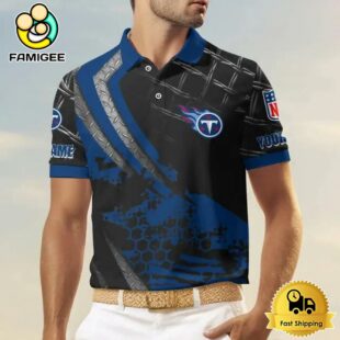 NFL Tennessee Titans New Design 2025 Custom Name Polo Shirt