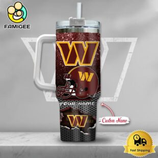 NFL Washington Commanders Mickey Mouse Custom 40oz Stanley Cup Tumbler