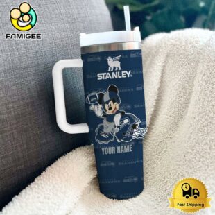 Seattle Seahawks NFL Mickey Mouse Custom 40oz Stanley Cup Tumbler