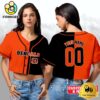 Cincinnati Bengals Custom Woman Cropped Baseball Jersey, Football Crop Top