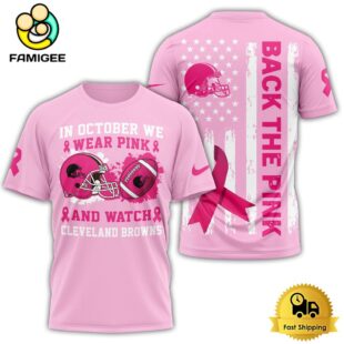 Cleveland Browns Wear Pink And Watch NFL International Games 2025 T-Shirt