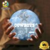Dallas Cowboys City Skyline NFL Logo Design Moon Lamp