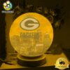 Green Bay Packers City Skyline NFL Logo Design Moon Lamp
