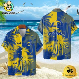 Los Angeles Rams Hawaiian Shirt, NFL Resort wear