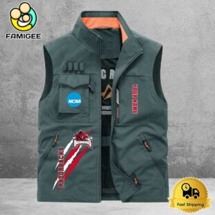 NCAA Arkansas Razorbacks Breathable Summer Sleeveless Jacket, Fishing Vest