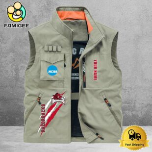 NCAA Arkansas Razorbacks Breathable Summer Sleeveless Jacket, Fishing Vest