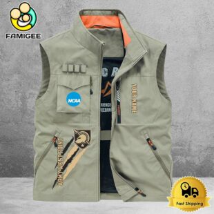 NCAA Army Black Knights Breathable Summer Sleeveless Jacket, Fishing Vest