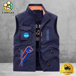 NCAA Boise State Broncos Breathable Summer Sleeveless Jacket, Fishing Vest