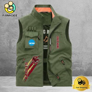 NCAA Boston College Eagles Breathable Summer Sleeveless Jacket, Fishing Vest