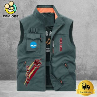 NCAA Boston College Eagles Breathable Summer Sleeveless Jacket, Fishing Vest