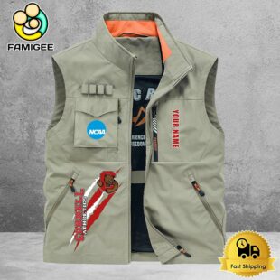 NCAA Cornell Big Red Breathable Summer Sleeveless Jacket, Fishing Vest