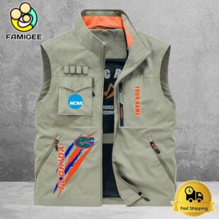 NCAA Florida Gators Breathable Summer Sleeveless Jacket, Fishing Vest