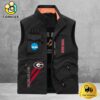 NCAA Georgia Bulldogs Breathable Summer Sleeveless Jacket, Fishing Vest