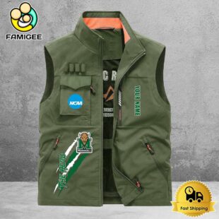 NCAA Marshall Thundering Herd Breathable Summer Sleeveless Jacket, Fishing Vest
