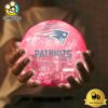 New England Patriots City Skyline NFL Logo Design Moon Lamp