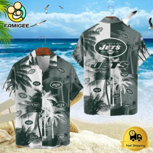 New York Jets Hawaiian Shirt, NFL Resort wear