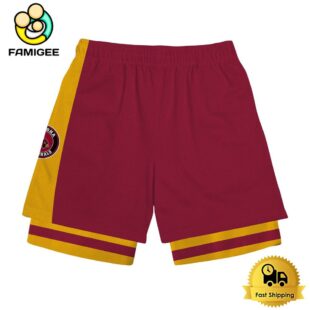 NFL Arizona Cardinals Team Logo Custom Name Double-deck Sport Shorts