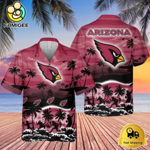 NFL Arizona Cardinals Tropical Summer Hawaiian Shirts