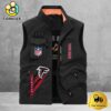NFL Atlanta Falcons Breathable Summer Sleeveless Jacket, Fishing Vest