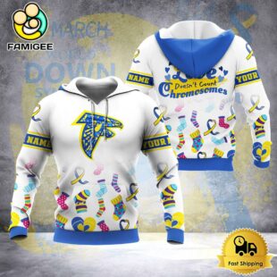 NFL Atlanta Falcons Down Syndrome Awareness 3D Hoodie
