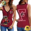 NFL Atlanta Falcons Mascot New 2025 Women V-Neck Ribbed Tank Top