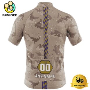 NFL Baltimore Ravens Custom Name Desert Camo Cycling Jersey, Cycling Shirts