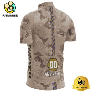 NFL Baltimore Ravens Custom Name Desert Camo Cycling Jersey, Cycling Shirts