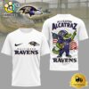 NFL Baltimore Ravens Dangerous Alligator Alcatraz 3D Shirt