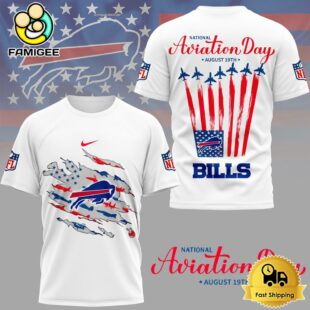 NFL Buffalo Bills Celebrates National Aviation Day 3D Shirt