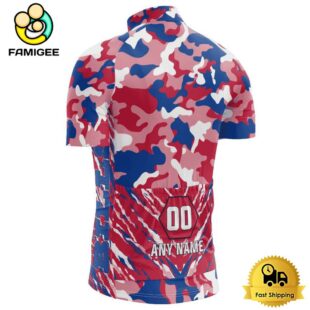 NFL Buffalo Bills Custom Name Colorful Camo Cycling Jersey, Cycling Shirts