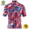 NFL Buffalo Bills Custom Name Mixed Stripes Cycling Jersey, Cycling Shirts