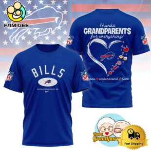 NFL Buffalo Bills Happy National Grandparents Day 3D Shirt