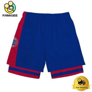 NFL Buffalo Bills Team Logo Custom Name Double-deck Sport Shorts