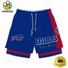 NFL Buffalo Bills Team Logo Custom Name Double-deck Sport Shorts