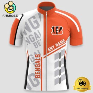 NFL Cincinnati Bengals Custom Name Cycling Jersey, Cycling Shirts