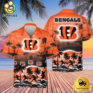NFL Cincinnati Bengals Tropical Summer Hawaiian Shirts