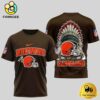 NFL Cleveland Browns The Last Native American Hat 3D Shirt
