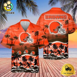 NFL Cleveland Browns Tropical Summer Hawaiian Shirts
